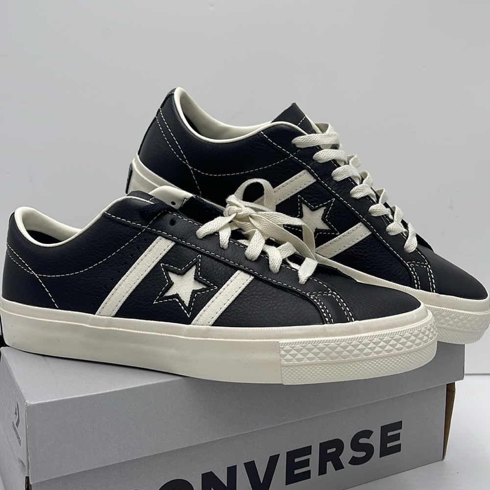 Converse Men’s ONE STAR ACADEMY PRO OX
BLACK/EGRET/EGRET A08501C Sneakers - Picture 8 of 16
